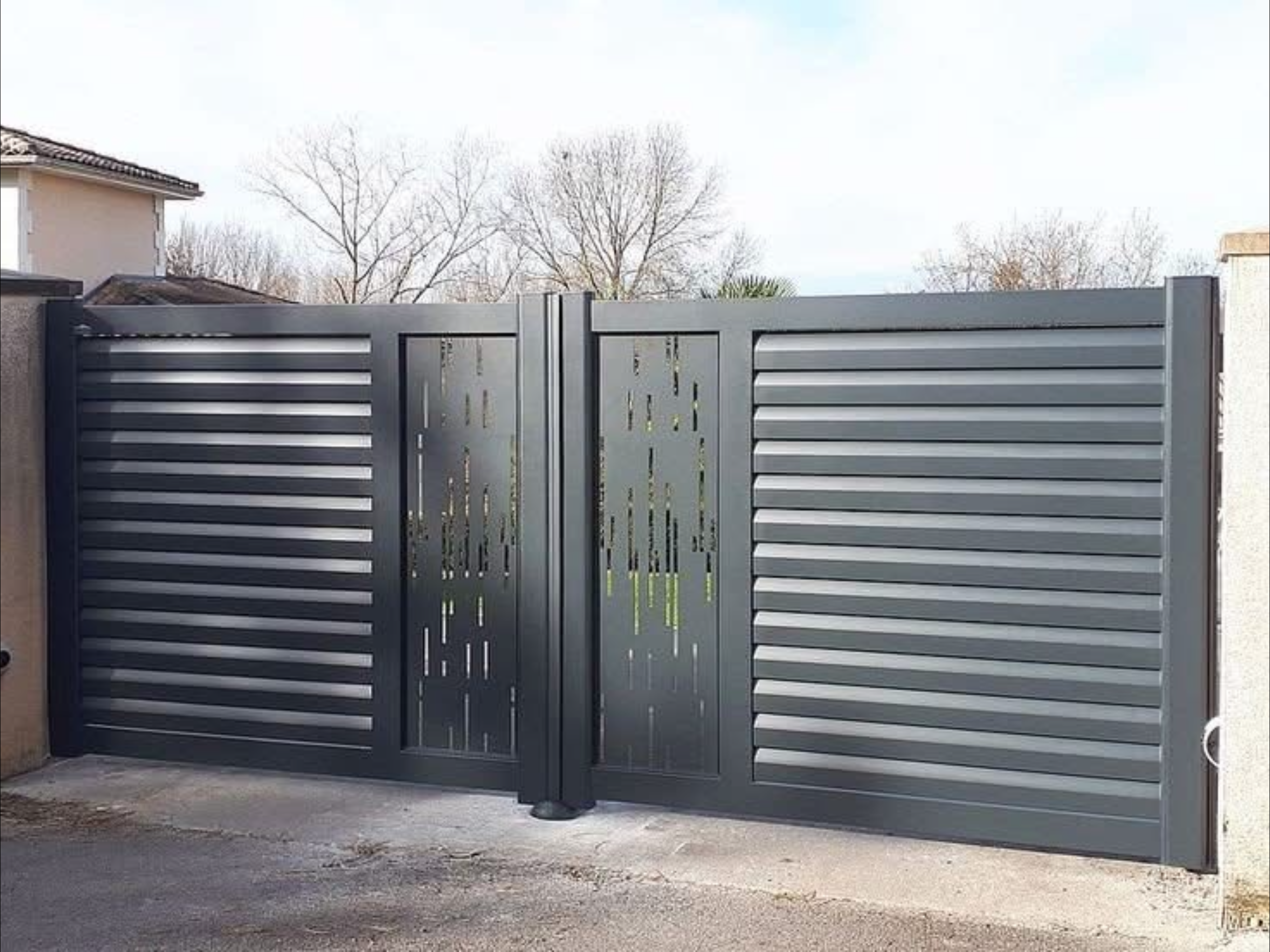 Contemporary Steel Gates